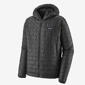 Like New - Patagonia Forge Grey Men’s Nano Puffy w/ Hood